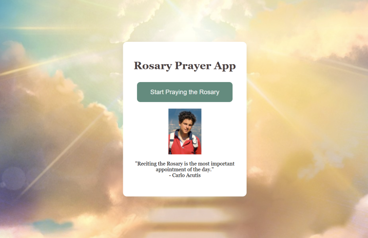 Rosary Prayer App Carlo Acutis